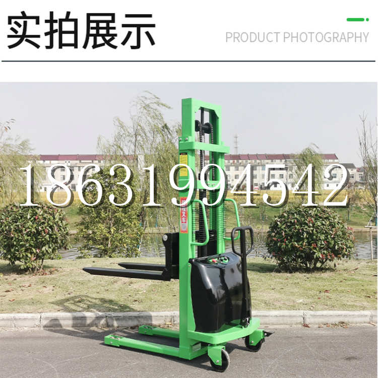 宜州区电动叉车堆高车液压铲车电瓶1吨2吨站驾步行式小型全自动叉车